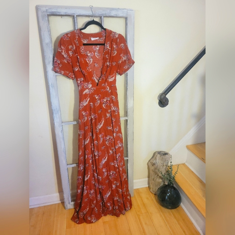 Flower Maxi Dress Medium